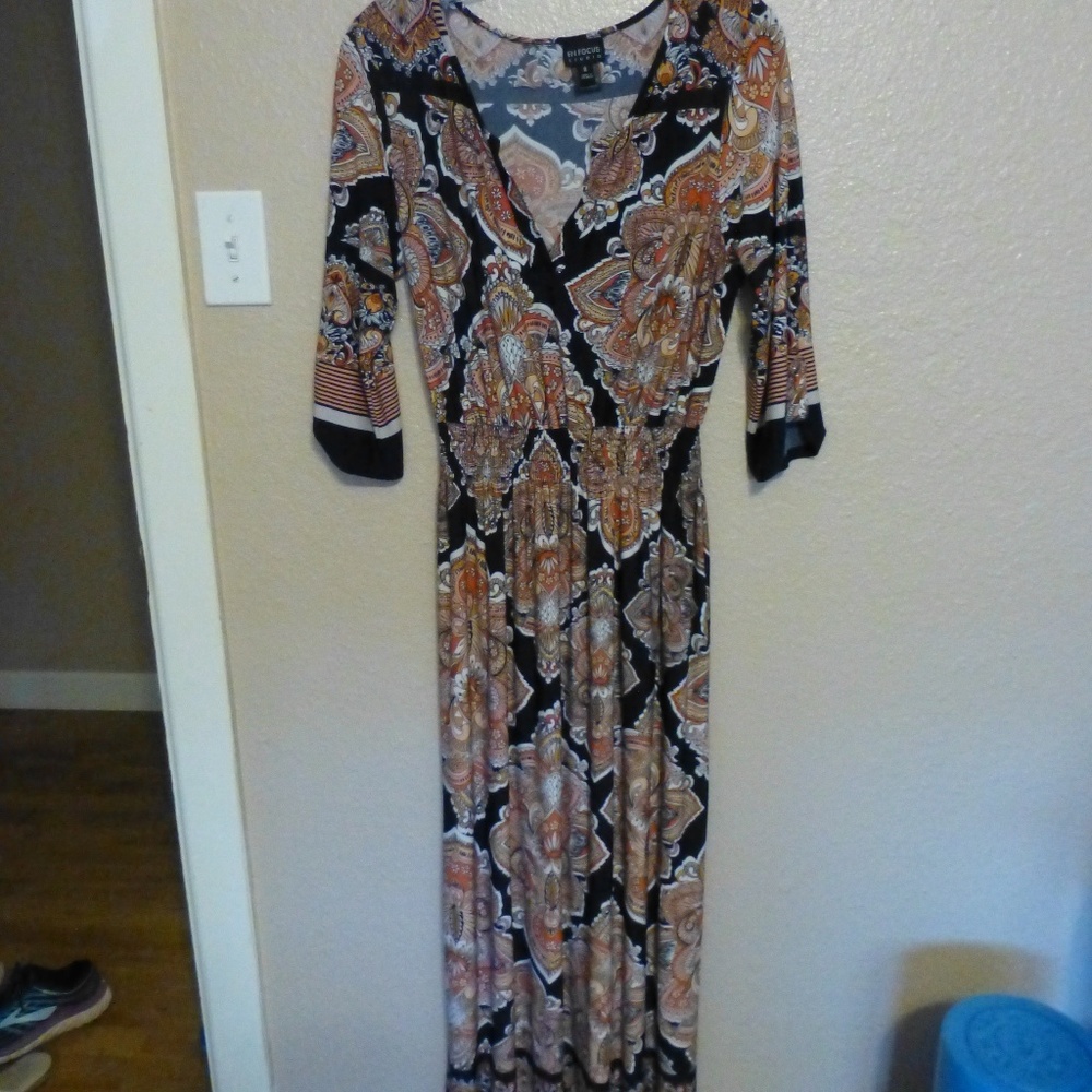 Enfocus Studio Maxi Bohemian Maxi Dress
